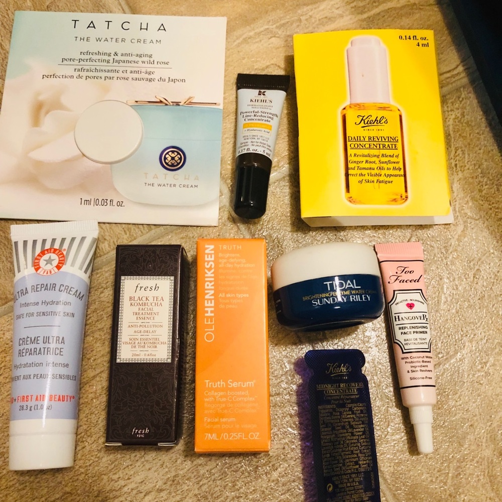 High end skincare Bundle Tatcha keihls and more